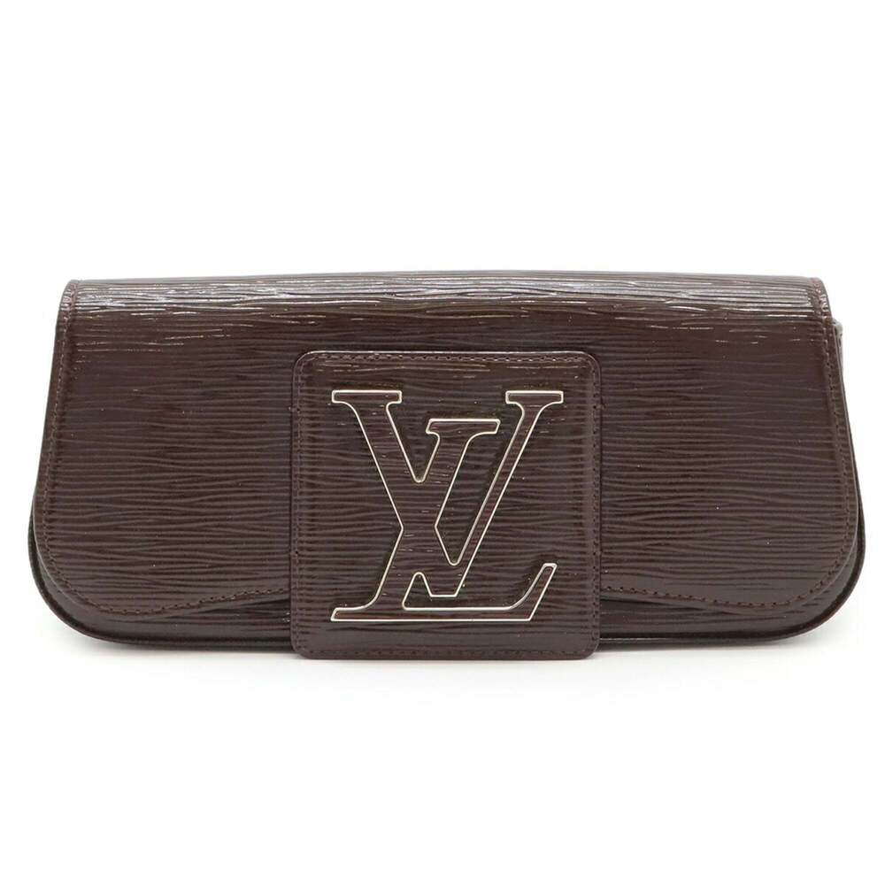 LOUIS VUITTON Authentic Brown Pochette Clutch Bag - Picture 2 of 10